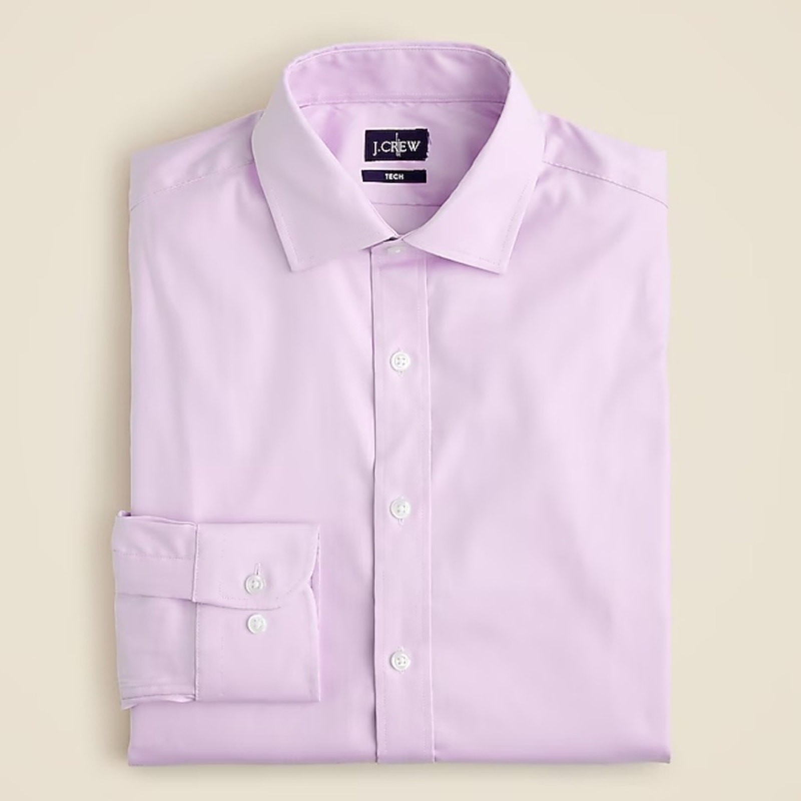 J.Crew Bowery performance stretch dress shirt with spread collar S