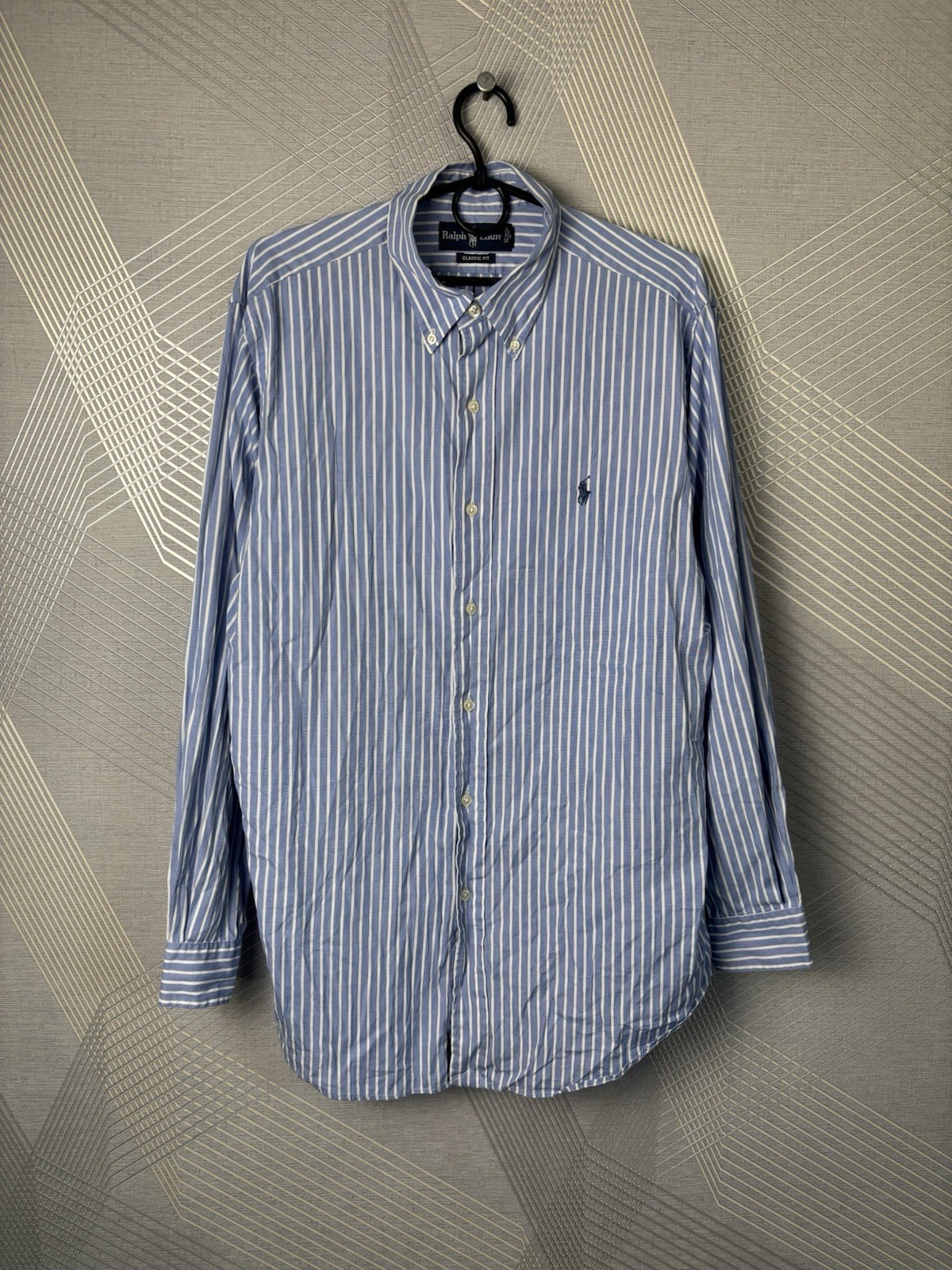 Polo Ralph Lauren Man Button-Up Shirt size 15 1/2 39cm