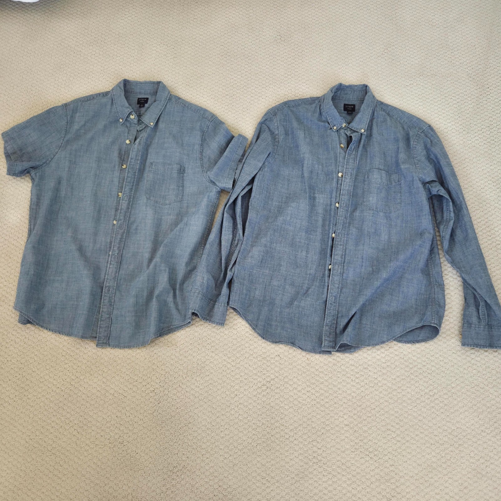 J. Crew Blue Men’s Shirts (2 ea)