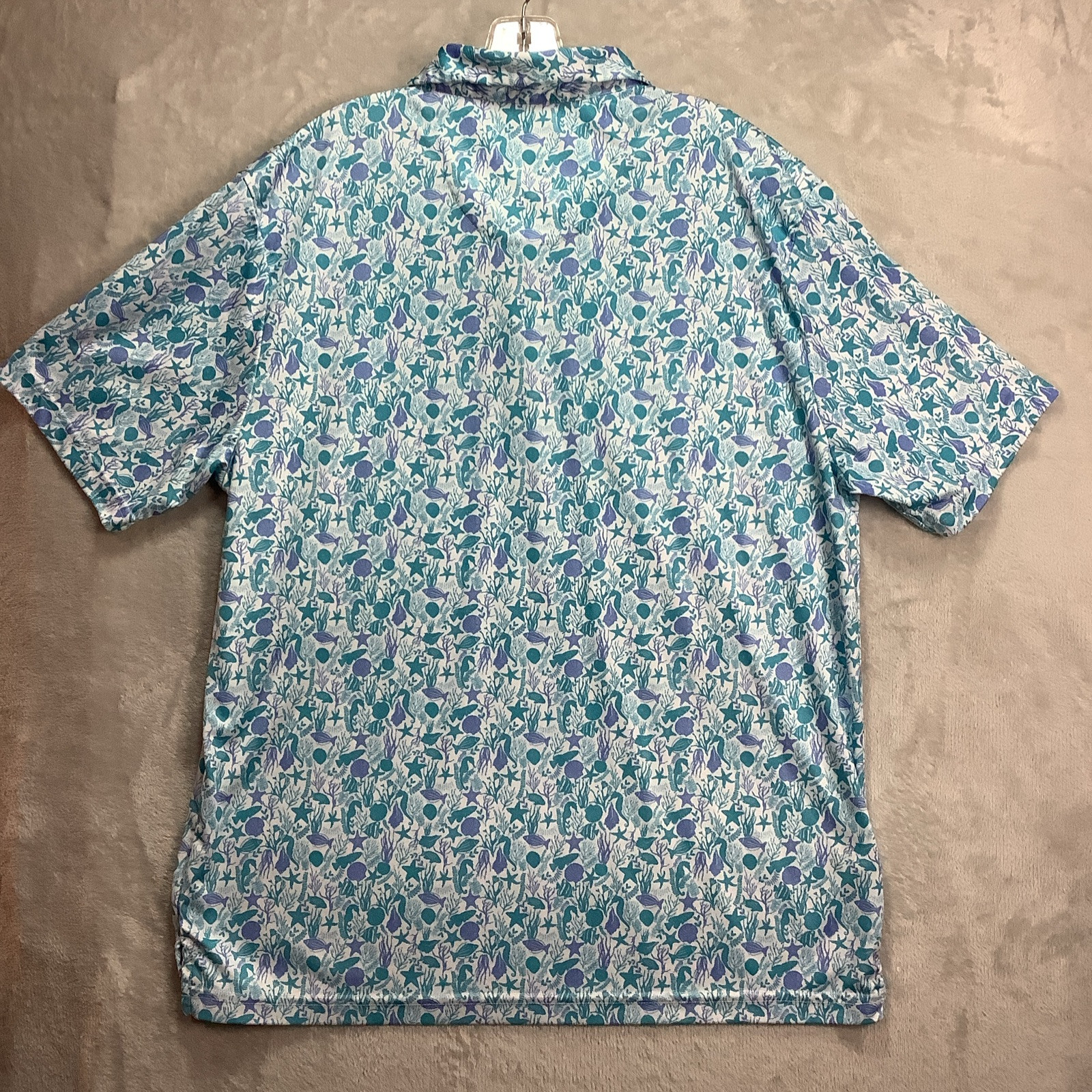 Pga Tour Pro Series Golf shirt Men’s size XL Cool play Short Sleeve beach theme