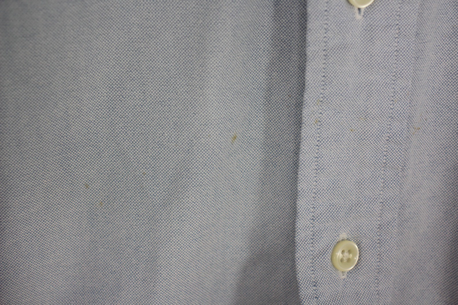 Ralph Lauren Mens 4XB 4XL Big Blue Button Up Shirt K723