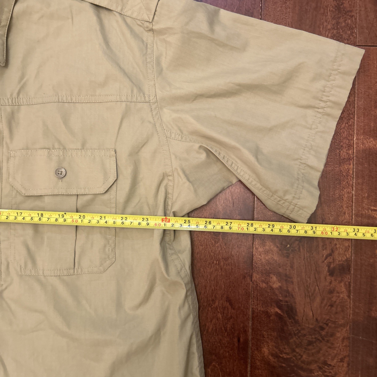 Propper Tactical Shirt Mens L Short Sleeve Button Up Military Uniform Pockets