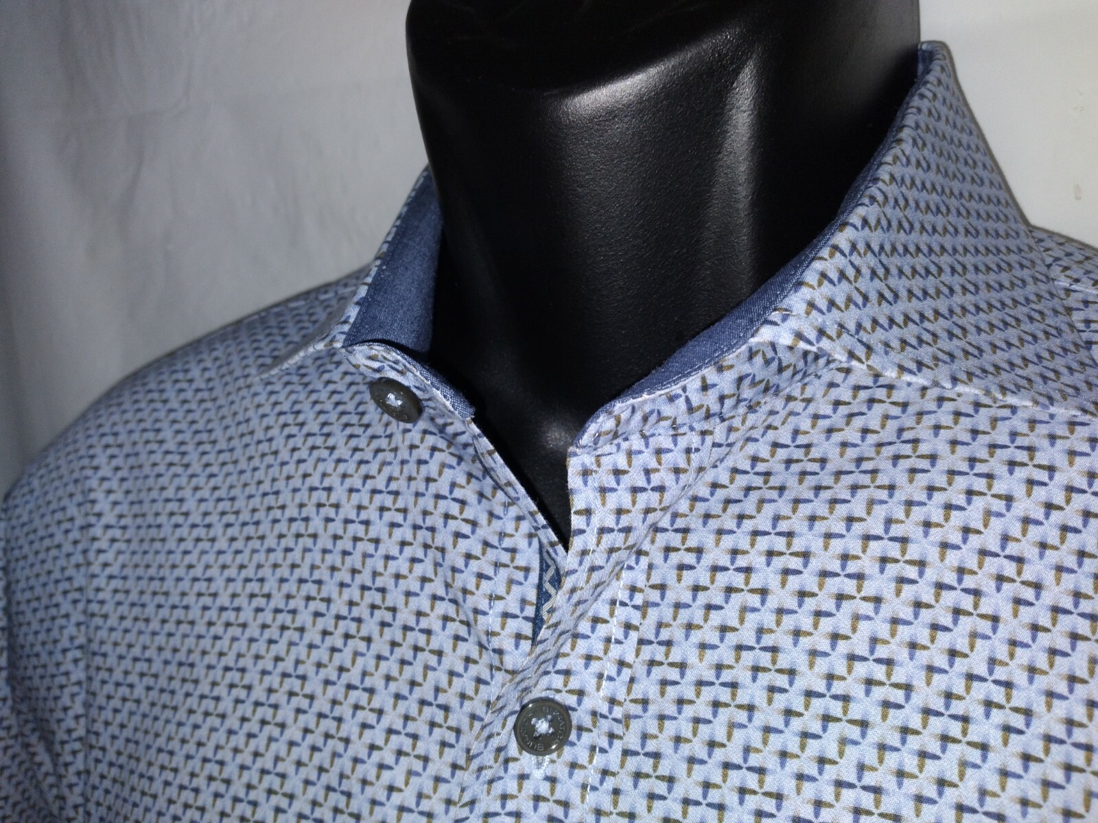 Bugatchi Uomo flip cuff shirt w convertible cuffs Shaped Fit