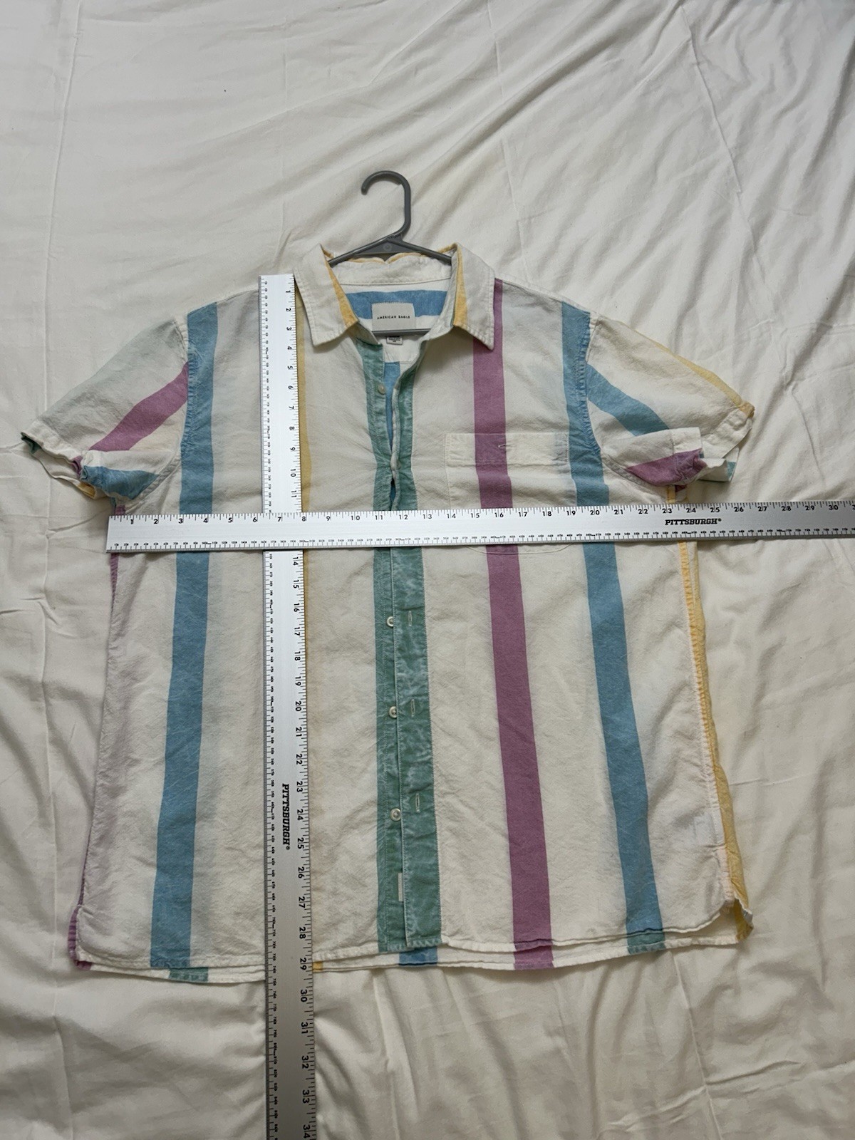Resort Beachcore Ibiza Preppy Summer Beach rave Cotton American Eagle Men’s XL