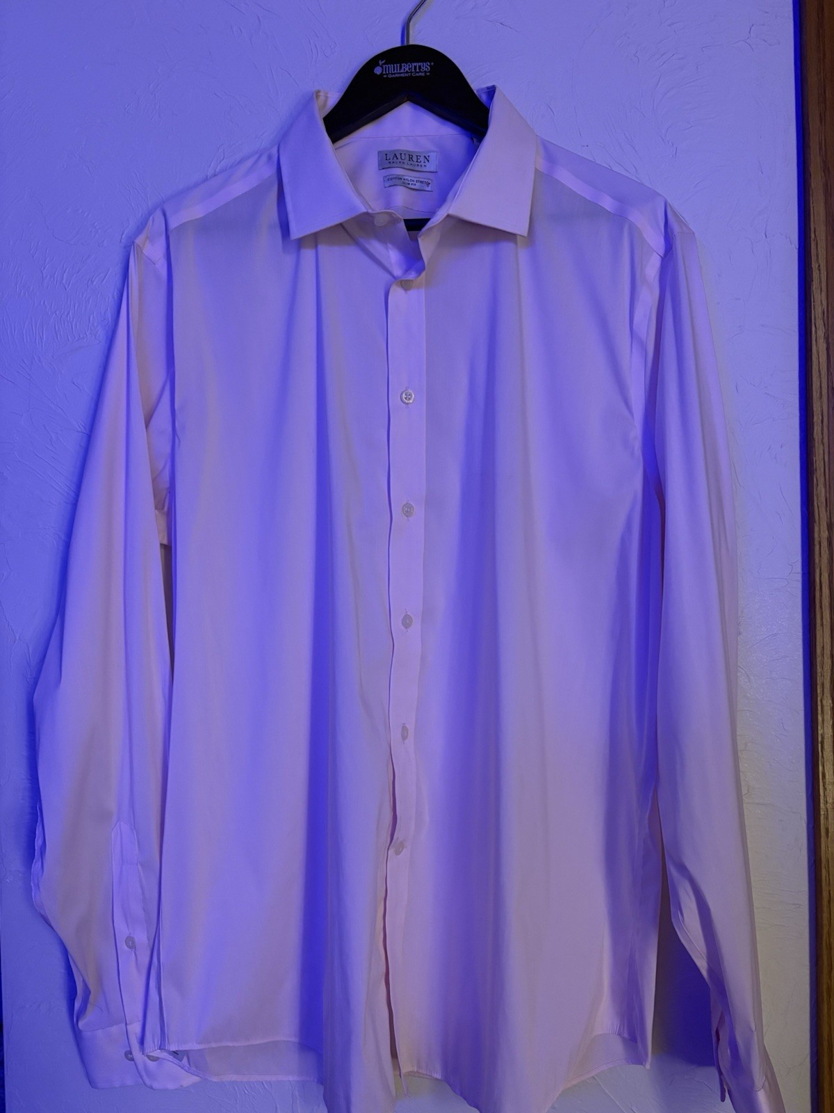 Lauren Ralph Lauren Men’s Pink Cotton Nylon Stretch XL 17.5 36/37