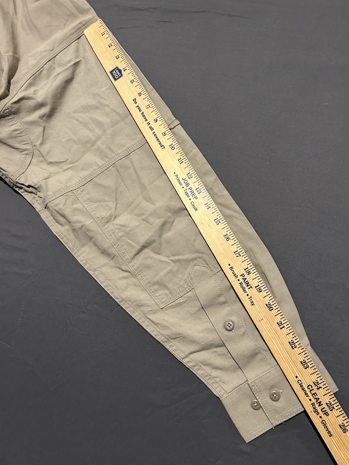 5.11 Tactical Series Shirt Mens XL Khaki Long Sleeve Canvas Military Style 72157