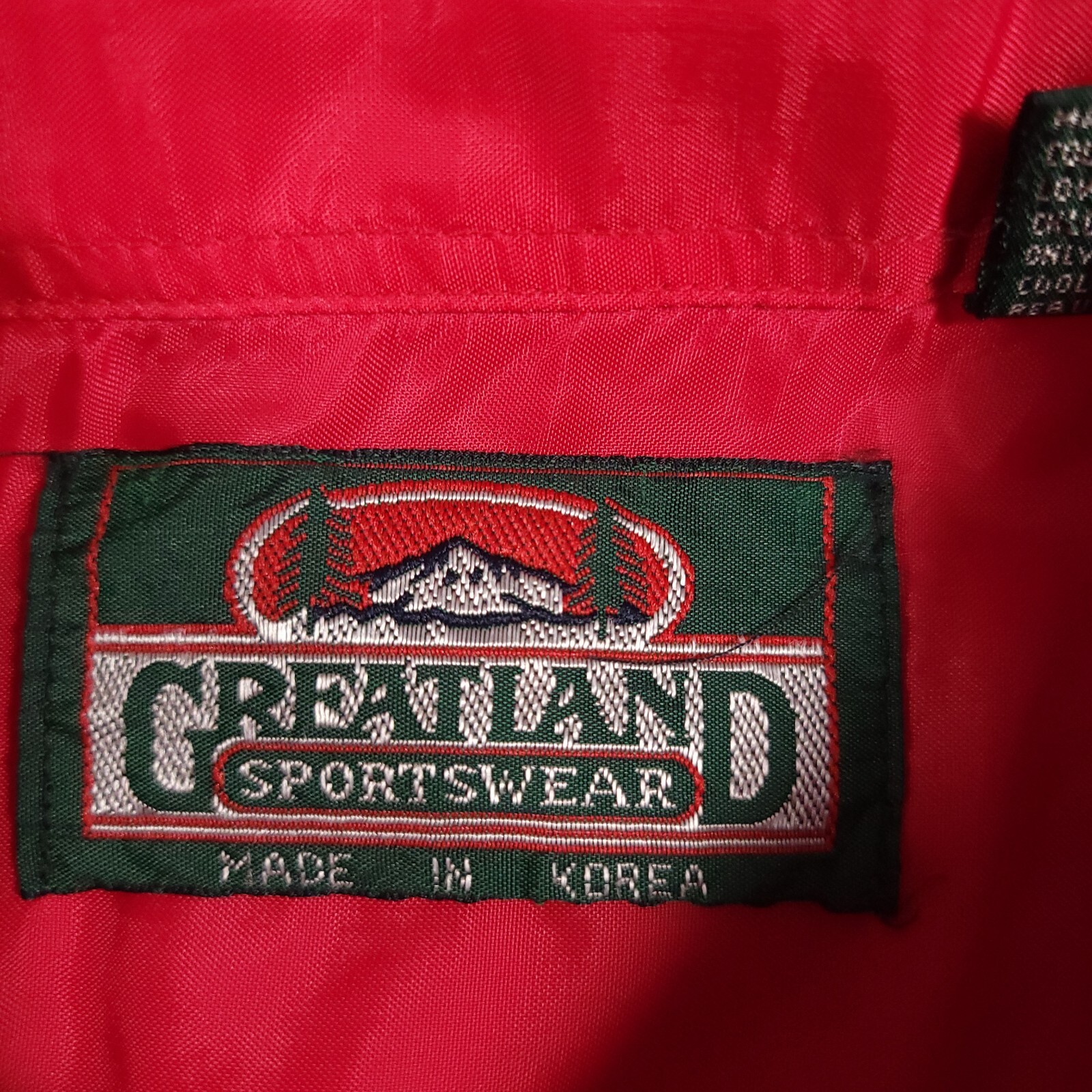 Greatland Sportswear Button Up Shirt Mens Large Red Long Sleeve Outdoors
