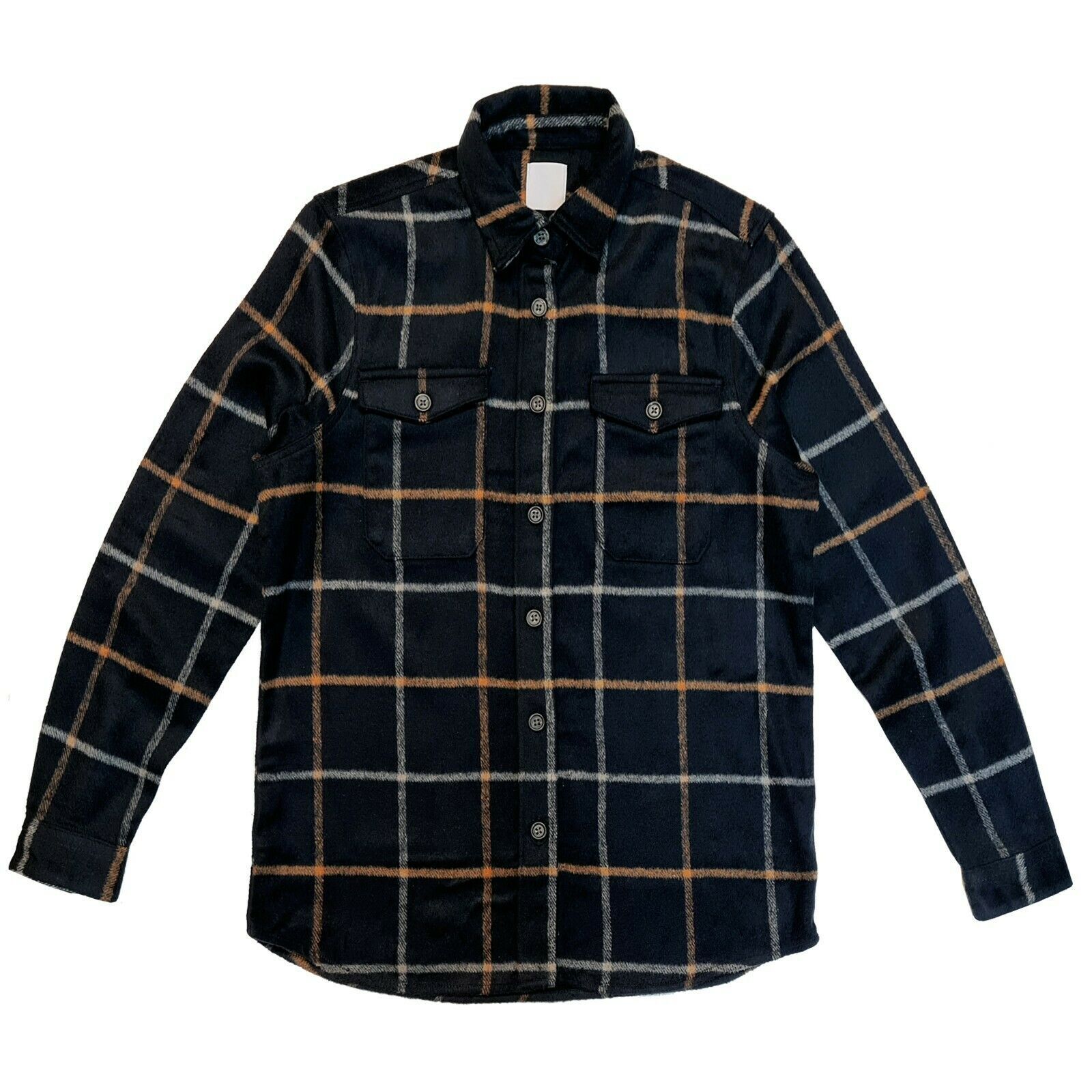 Mens Ex Store Flannel Soft Brush Shirt Lumberjack Heavy Check Winter Jacket Top