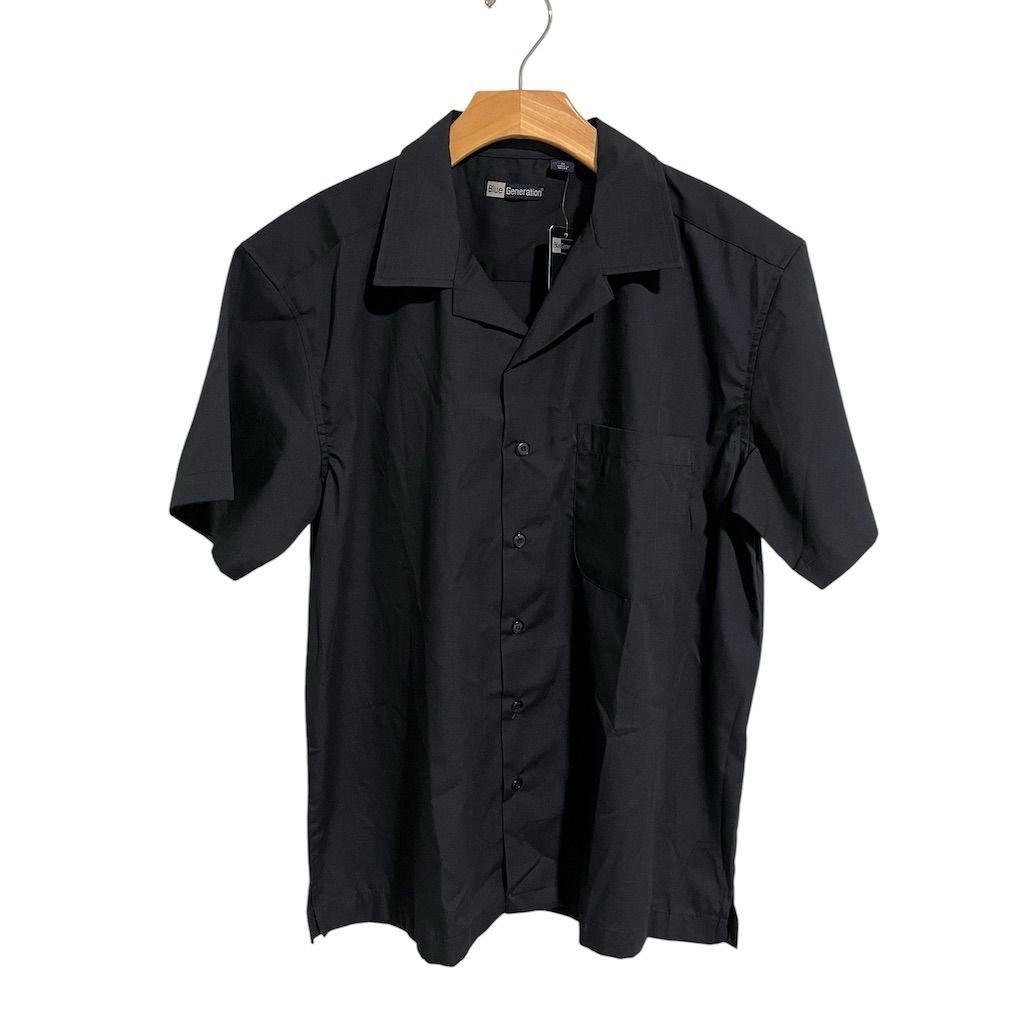 Blue Generation Button Up Shirt Men’s Size M Short Sleeve Navy Camp Shirt NEW