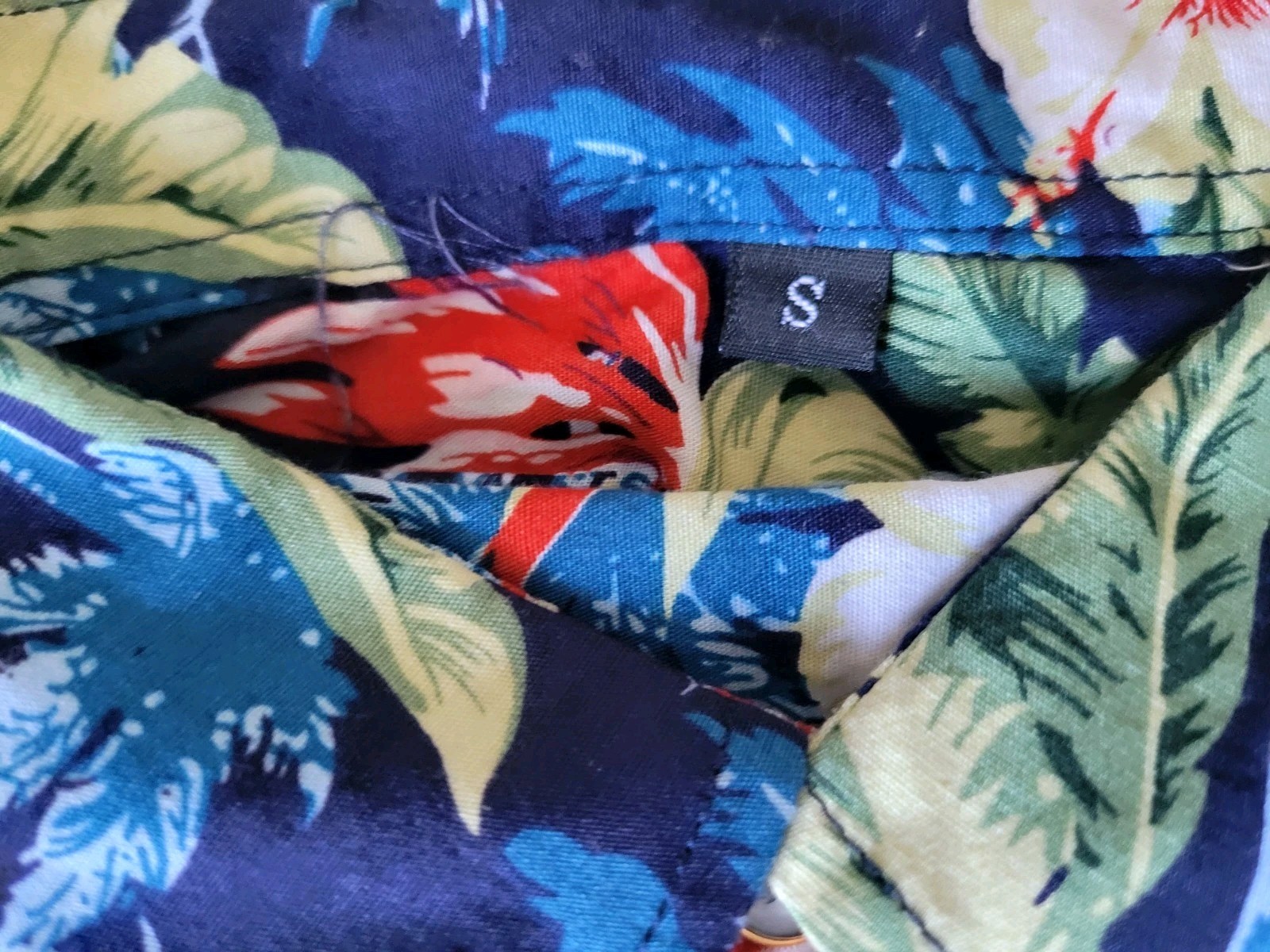 Unbranded Mens S Floral Tropical Vacation Summer Button Down Hawaiian Shirt