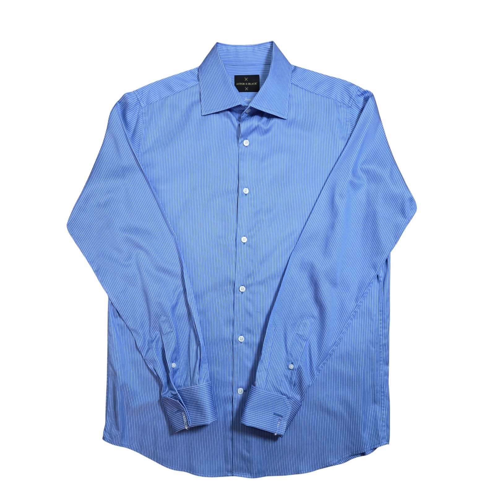 Astor & Black Custom Men’s French Cuff Striped Button Up