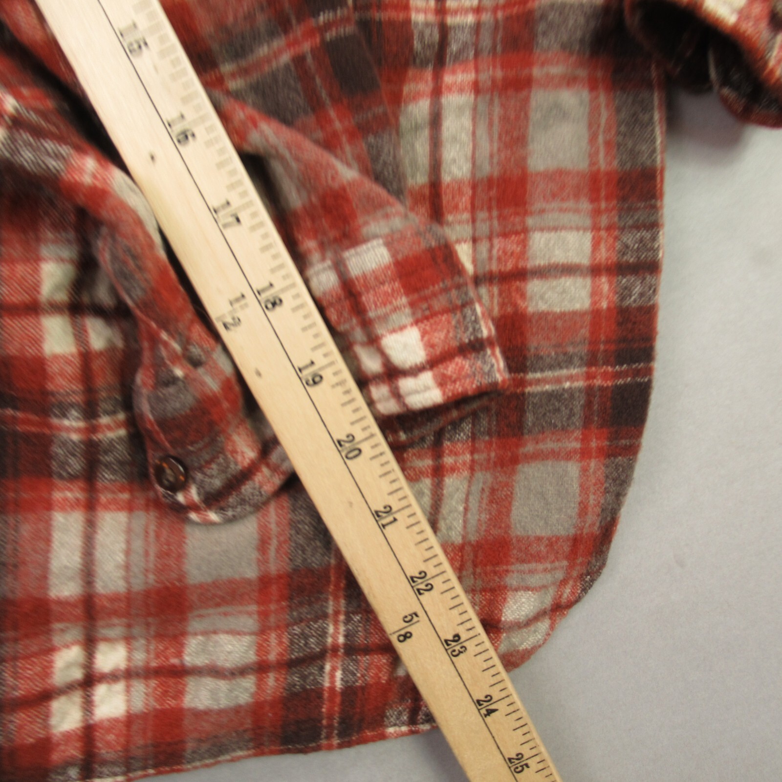 Pendleton Shirt Mens 15.5 Long Sleeve Button Front Pockets Casual Plaid