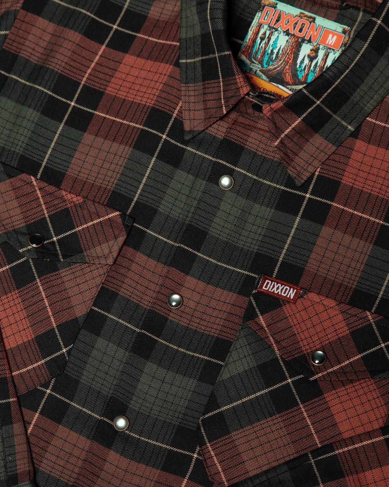DIXXON Flannel REDWOOD FOREST Flannel Shirt – Men’s 2XL