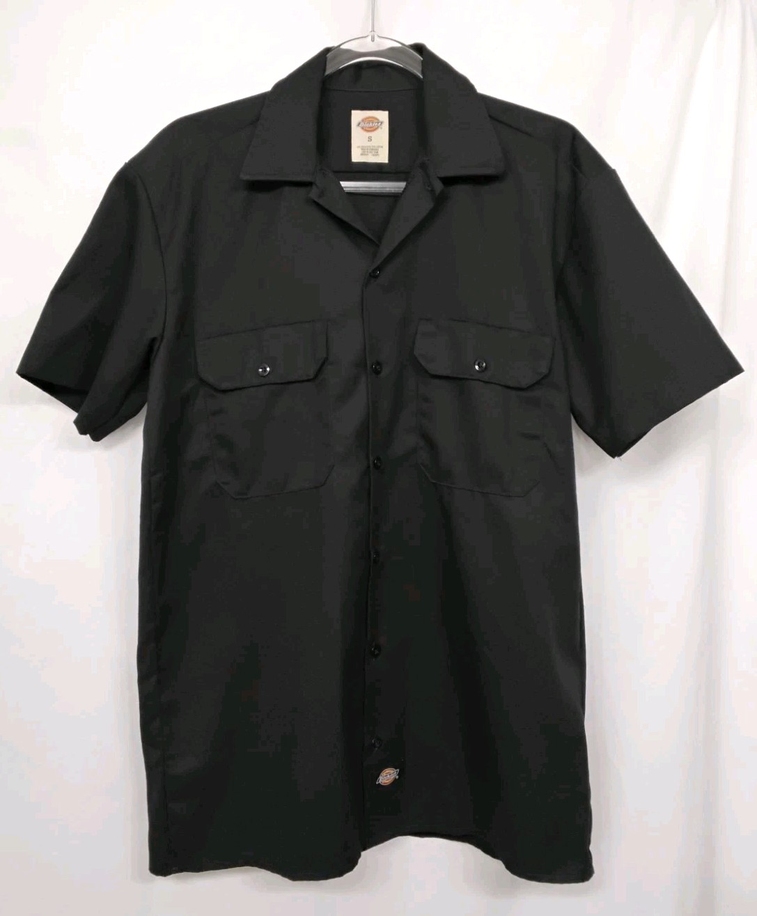 Dickies 1574 Men’s Short Sleeve Work Shirt Mechanics Black Small