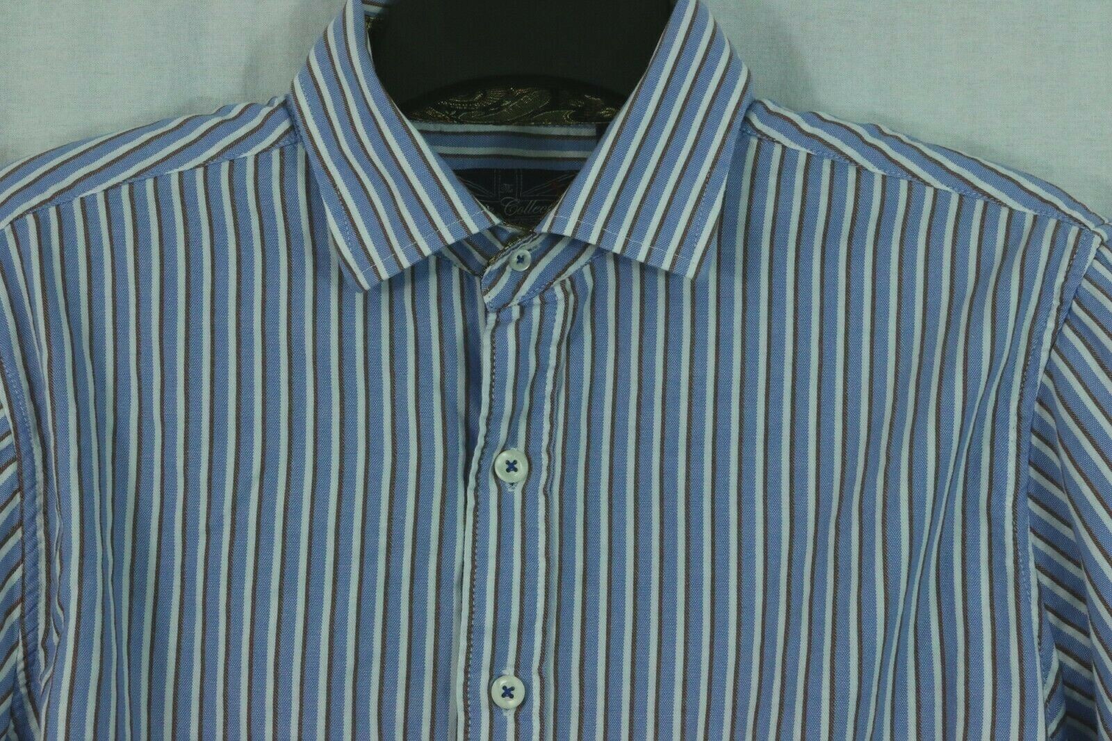 The Classic Collection by English Laundry XL / 17 Hand Sewn Button Front Shirt