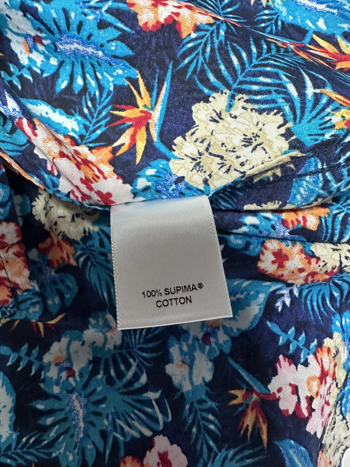 Daniel Cremieux Men Shirt XL Button 100% Supima Cotton Short Sleeve Tropical $75