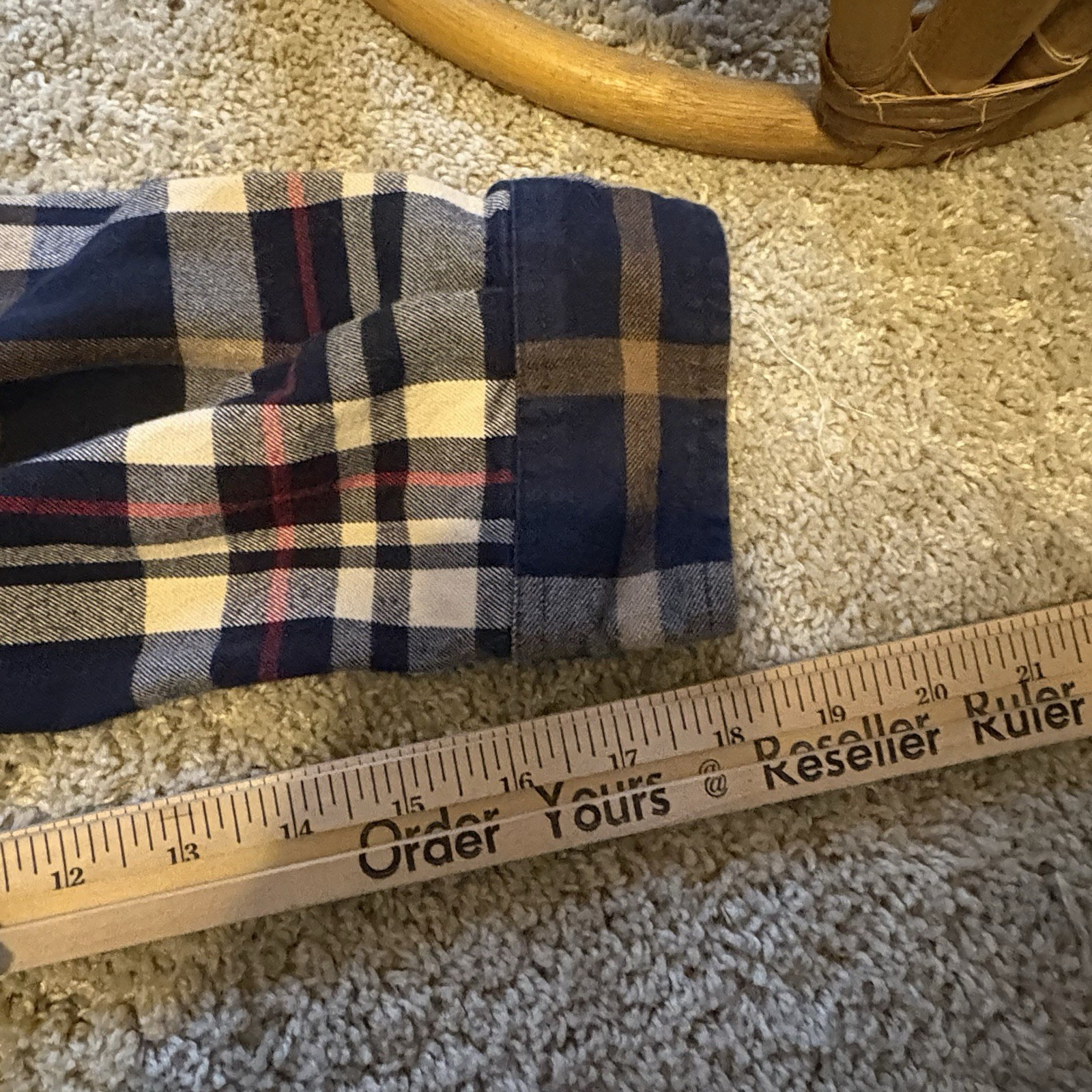 Carhartt Multi Color Flannel Shirt Men’s Large Traditional Fit Button Up