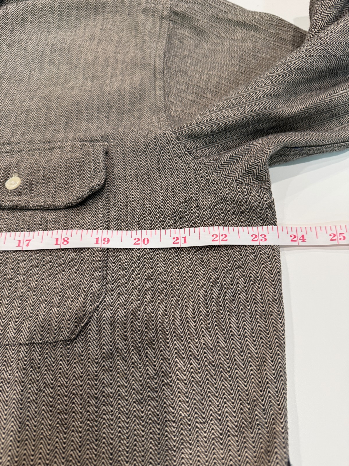 Vintage 1990s J.CREW men’s heavy cotton twill “Oarsman” workwear shirt size M