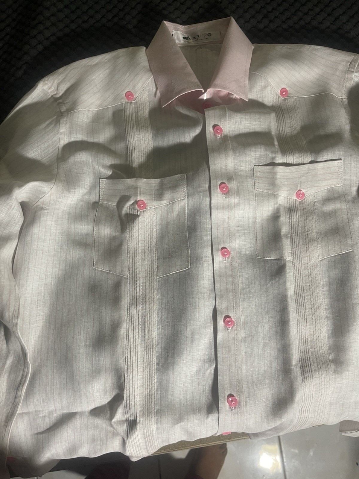 Soft Len Shirt Men’s Size Medium Long Sleeve (guayabel)