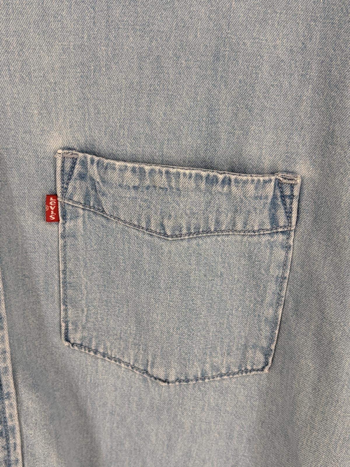 Levi’s Faded Denim Shirt Relaxed Fit XXL Lightweight Cotton