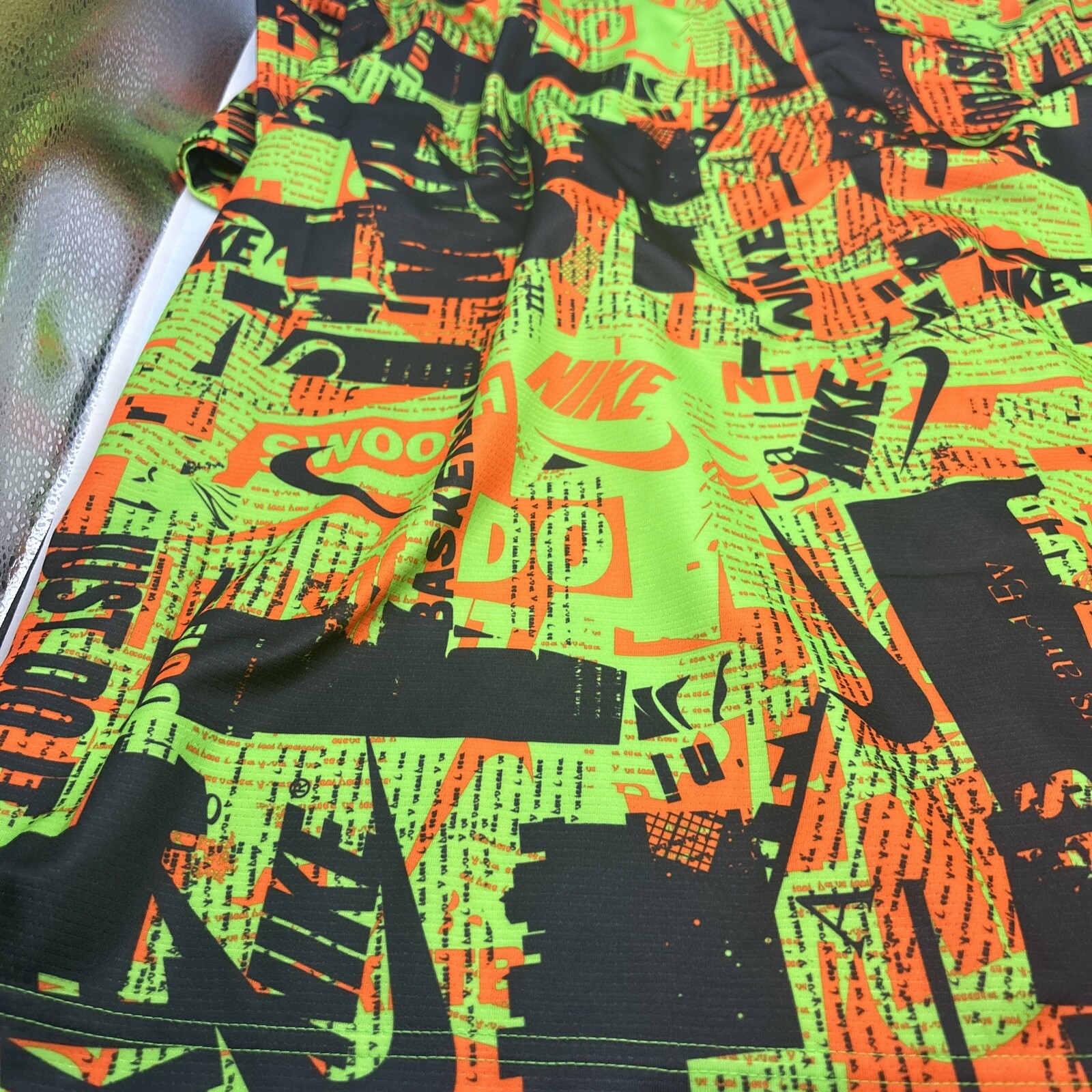 Nike Dri-FIT Basketball Shooting Button Down Shirt Men’s L Multicolor DX7860-398