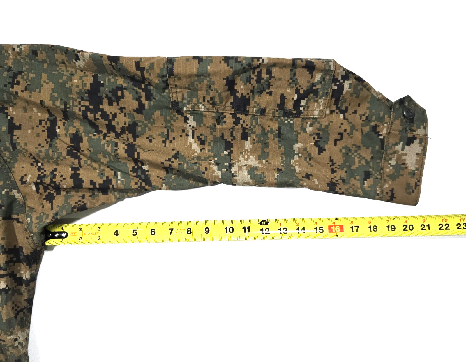 Propper Woodland USMC MARPAT Camouflage BDU Military Shirt Large Regular