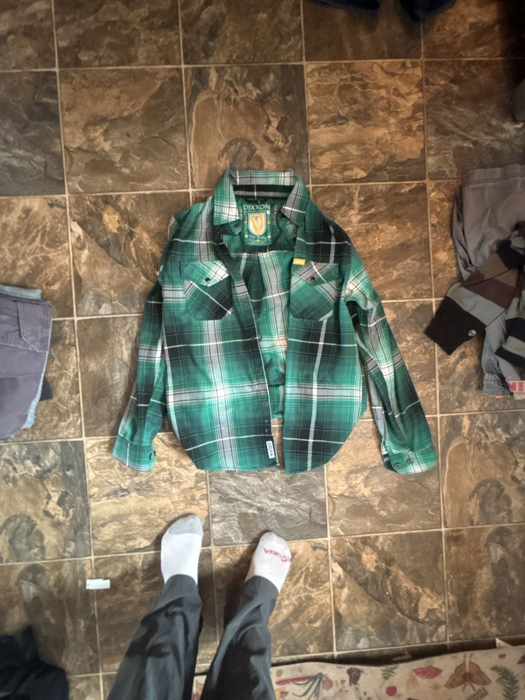 Dixxon Flannel Company ‘The Reilly’ St. Paddy’s Edition Green Plaid Snap Shirt
