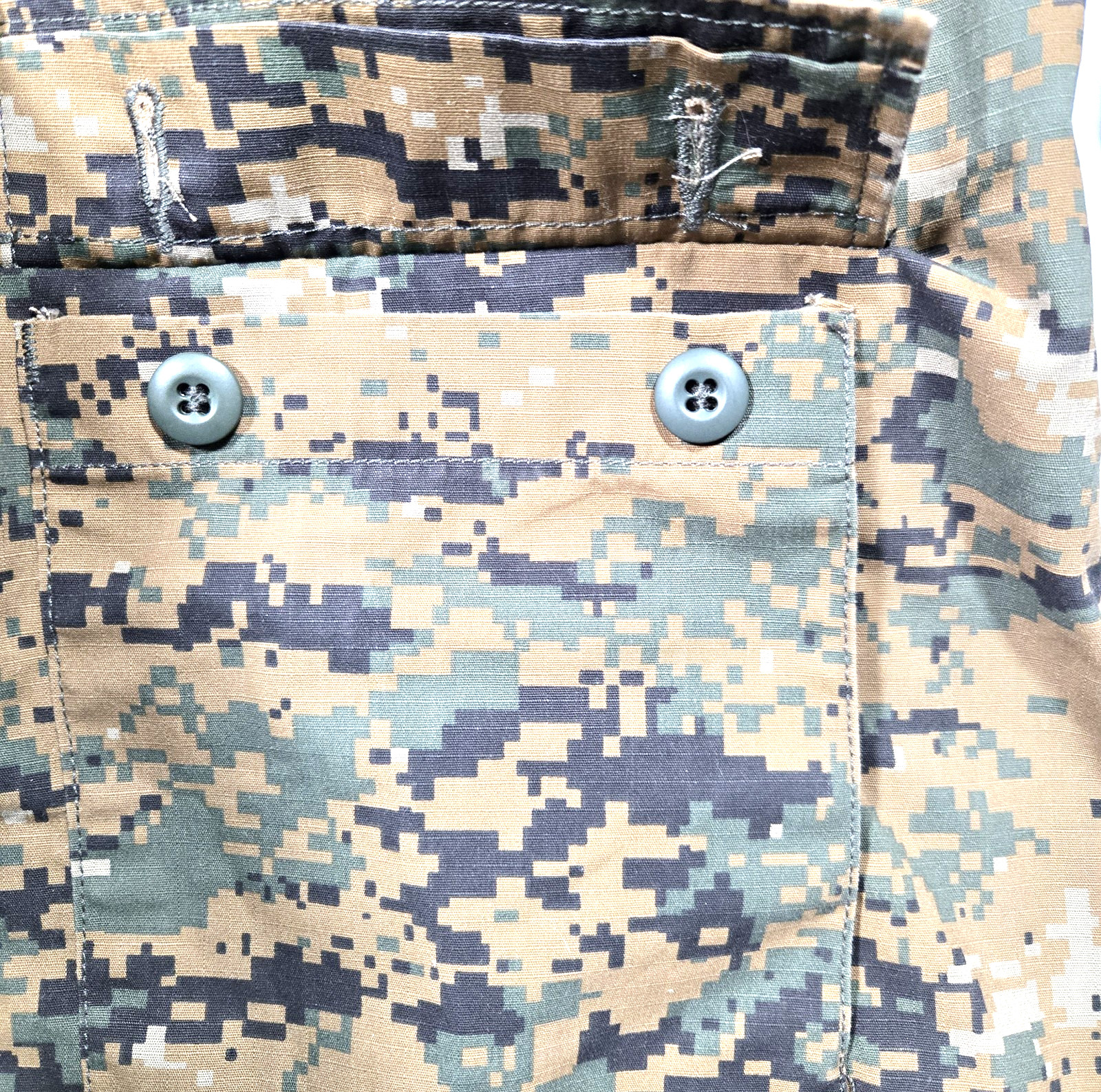 Propper Woodland USMC MARPAT Camouflage BDU Military Shirt Large Regular