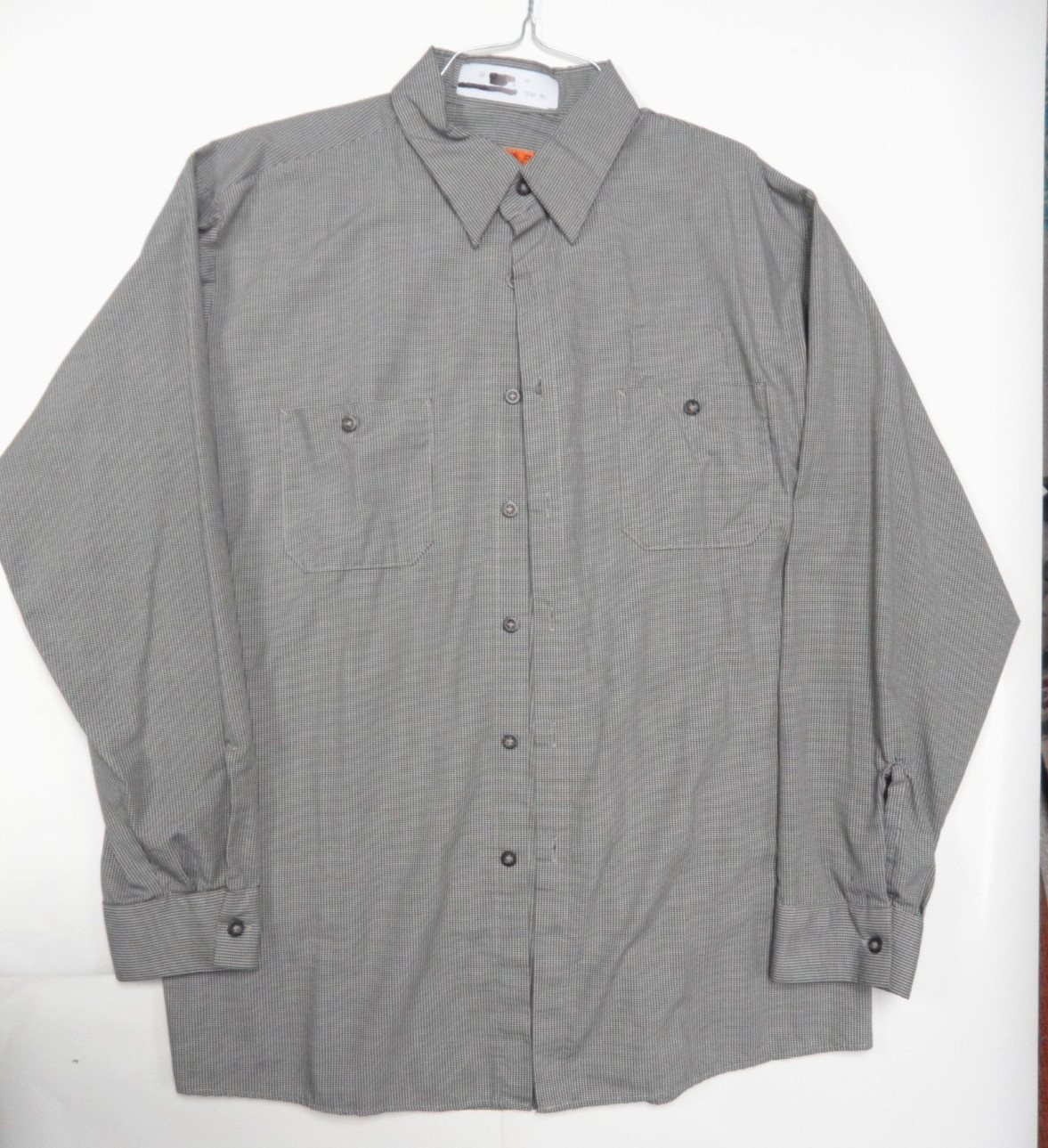 Red Cap Button Front Men’s XL Long Sleeve Shirt *New Without Tags*