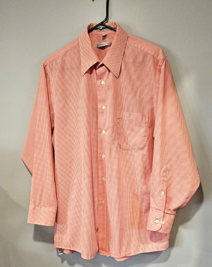 Geoffrey Beene Men’s Long Sleeve Shirt 16.5 Neck 32/33 Sleeve Button Up