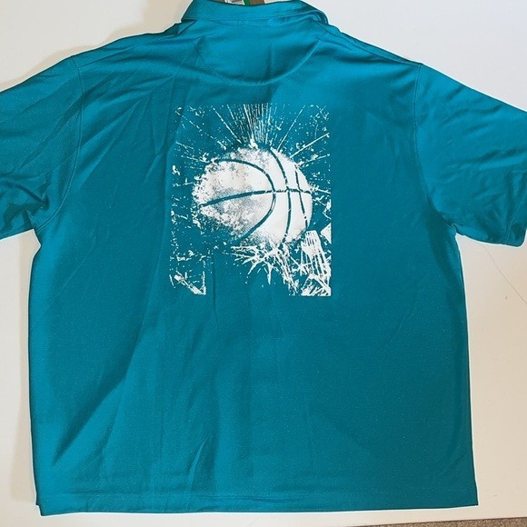 Nike Basketball Shirt Men’s XL print Dri-fit Top Button Up Front NWT $80