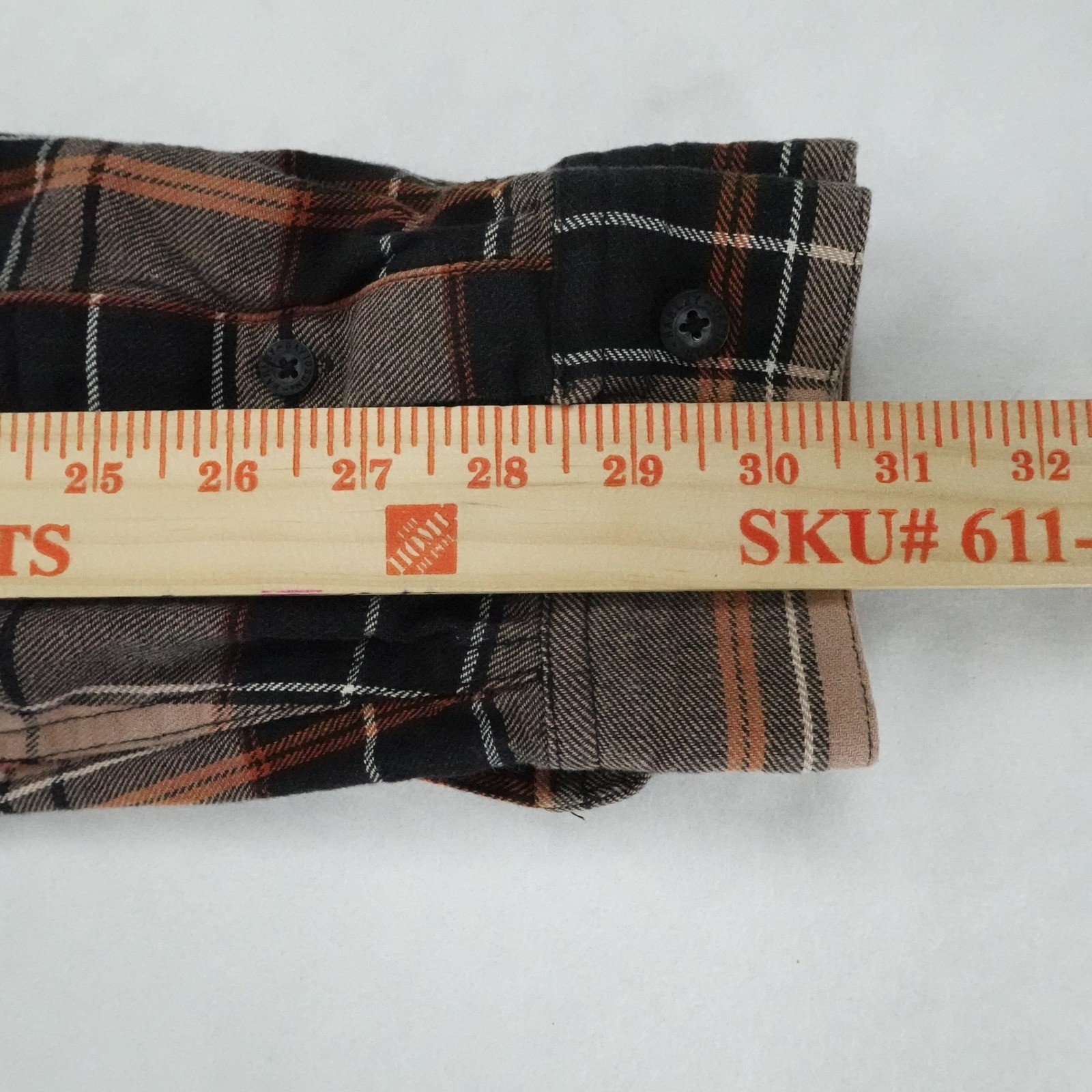 Harley Davidson Shirt Mens Large Brown Plaid Button Down Long Sleeve Embroidered