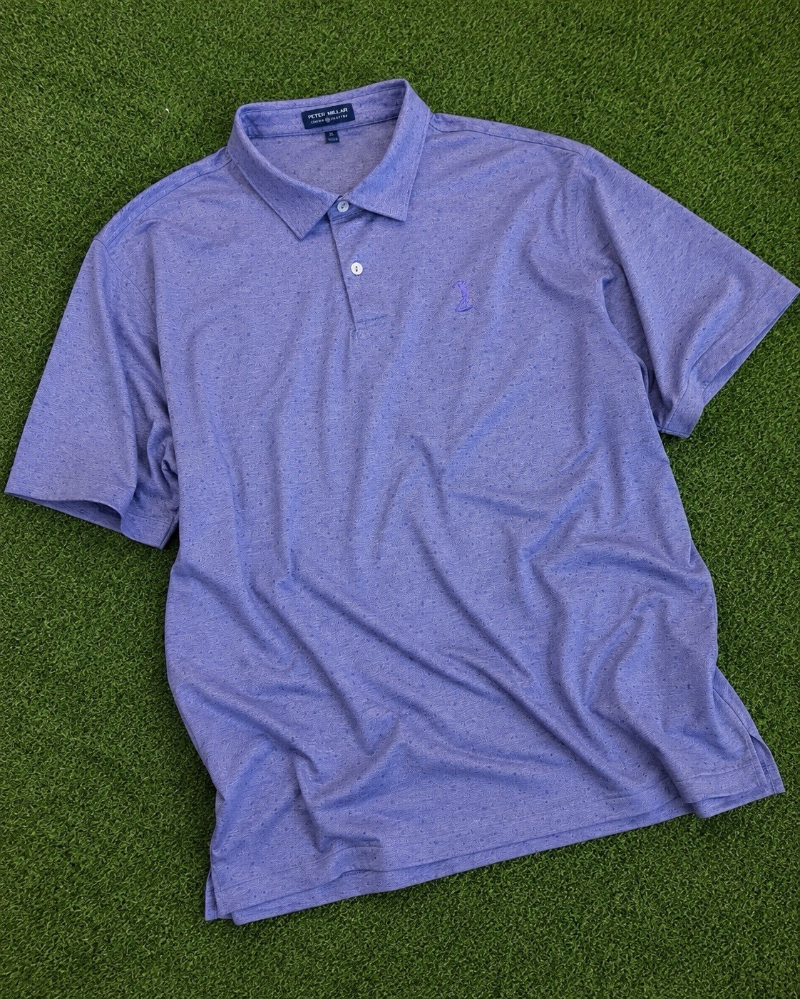Peter Millar x Interlachen Country Club Crown Crafted Golf Polo Mens XL Stars