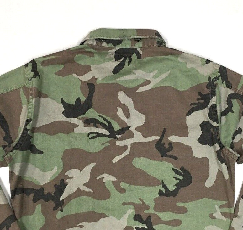 Polo Ralph Lauren B&T Military Army Camo Officer Soldier Shirt Jacket Overshirt