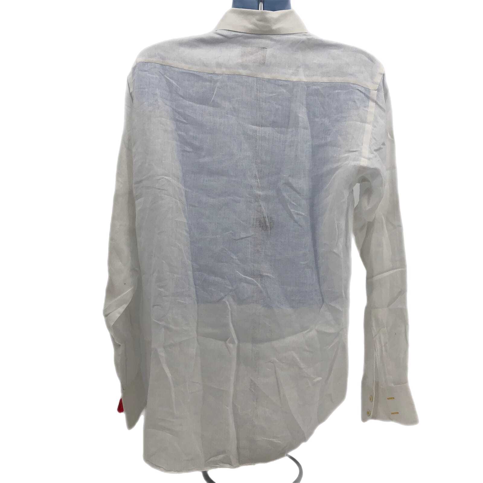 None Brand Cream Men’s Button-Up Shirt, Size M – SKU 5236-241 (10110)
