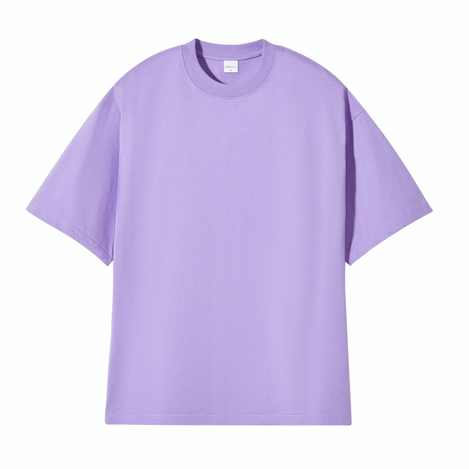 Japanese Loose Solid Cotton Drop Shoulder Street Tee