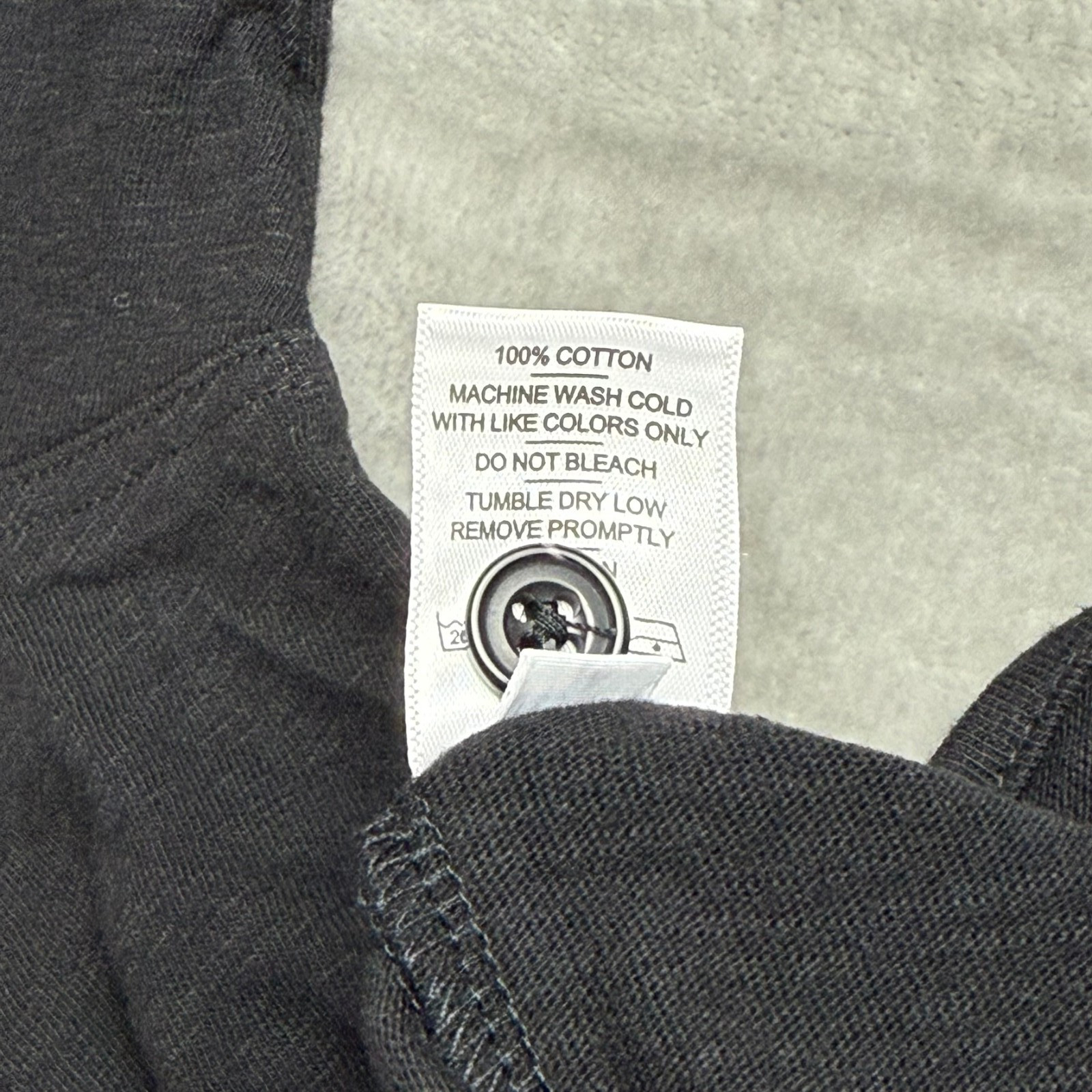American Giant Premium Slub Button-Up Shirt Mens XXL Black Pockets $165 USA NWOT