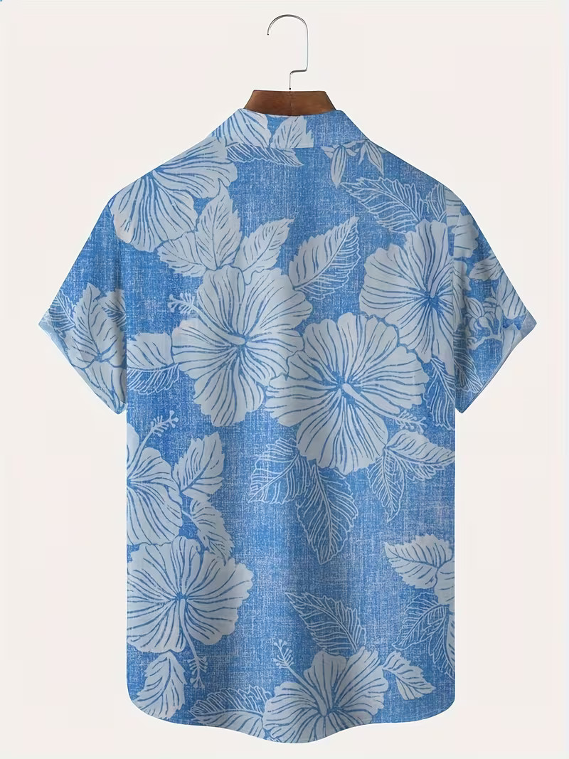 Floral Pattern Hawaiian Shirt