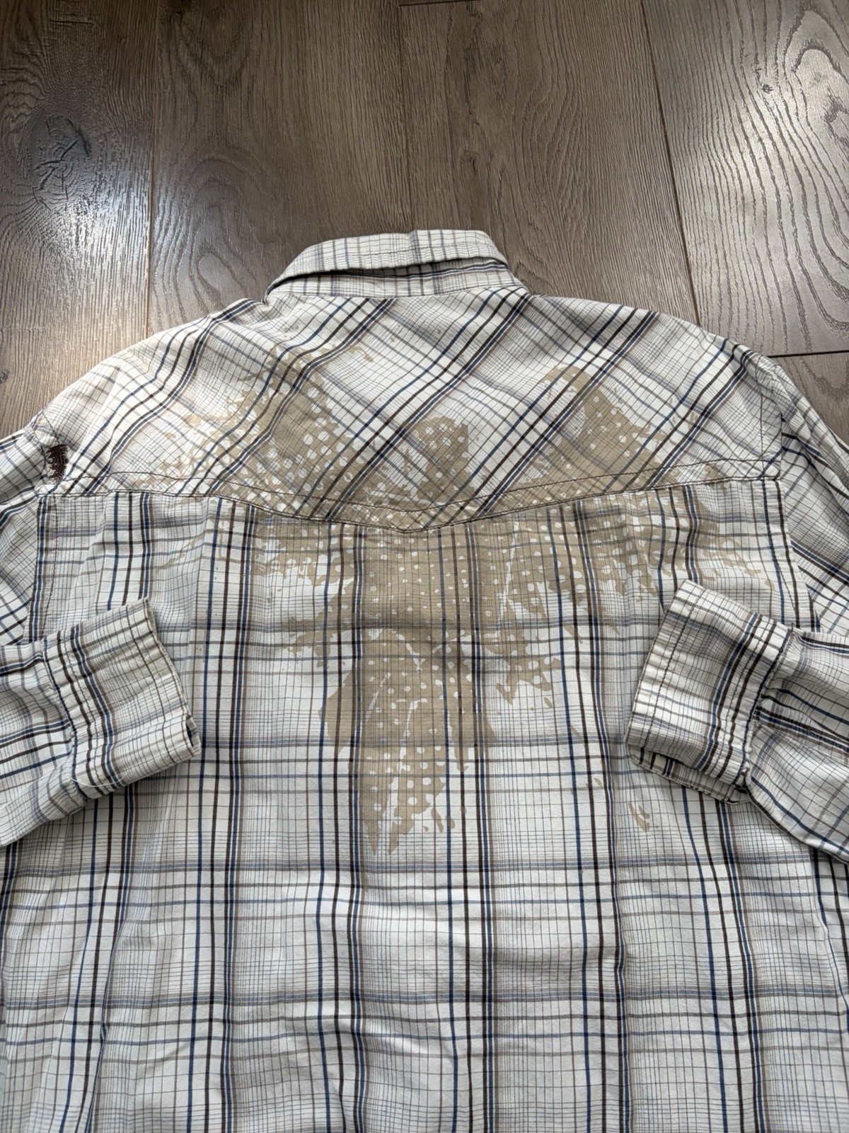 Vintage Y2K Company 81 Grunge Western Pearl Snap Long Sleeve Shirt Mens Size 2XL