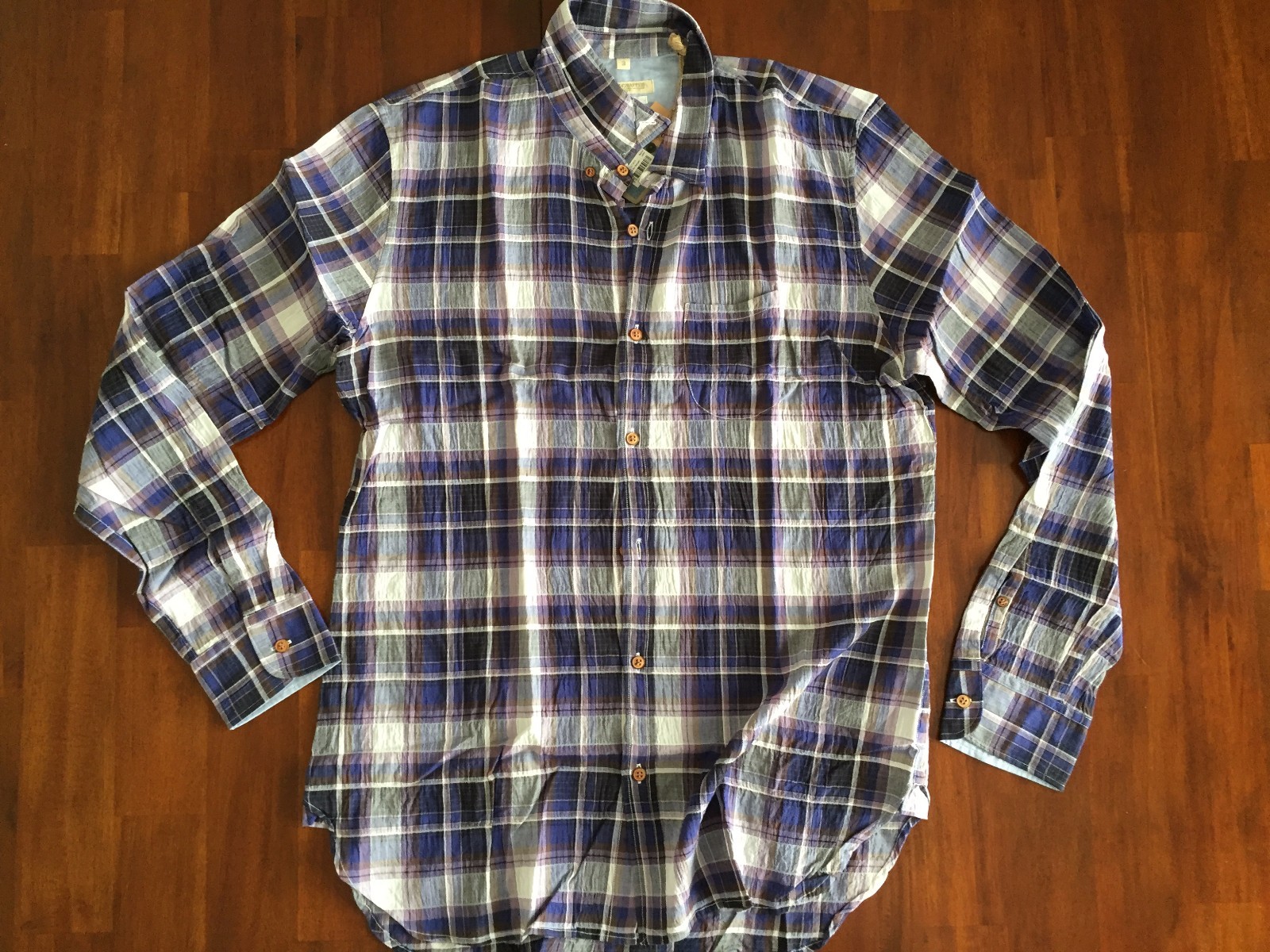 LEVI’S MADE&CARFTED THE ONE PKL SHIRT GRAPE MULTICOLORED( LARGE) $185