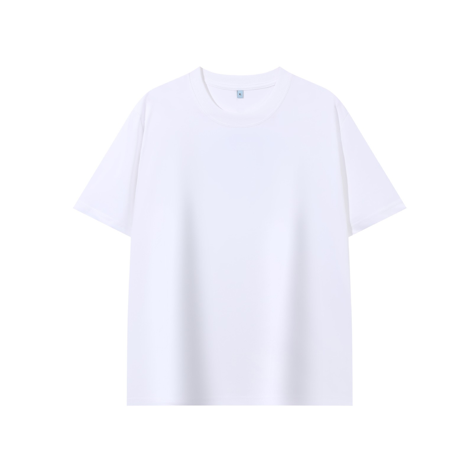 Streetwear Solid Cool Touch Anti-Bacterial Set-In Shoulder Short Sleeve T-Shirt