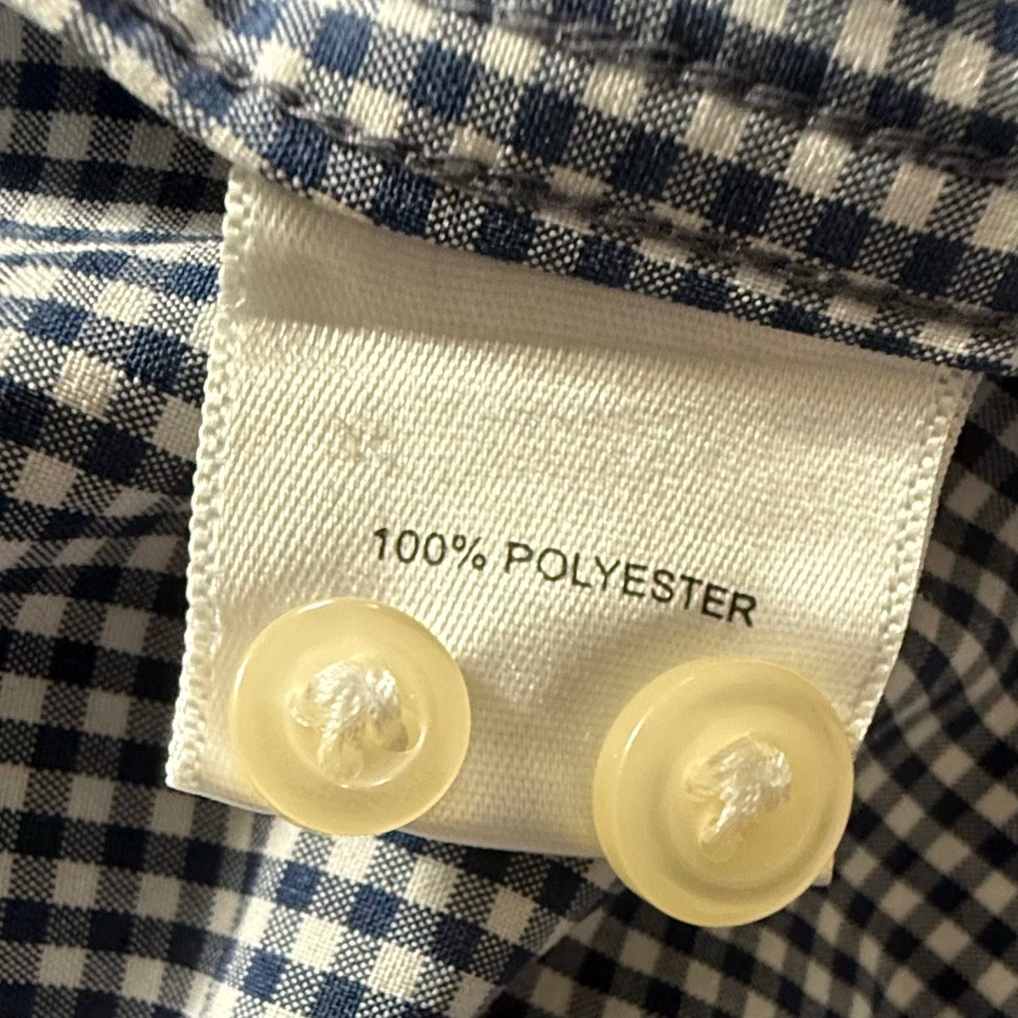 Peter Millar Crown Crafted Mens XL Long Sleeve Gingham Performance Button Shirt