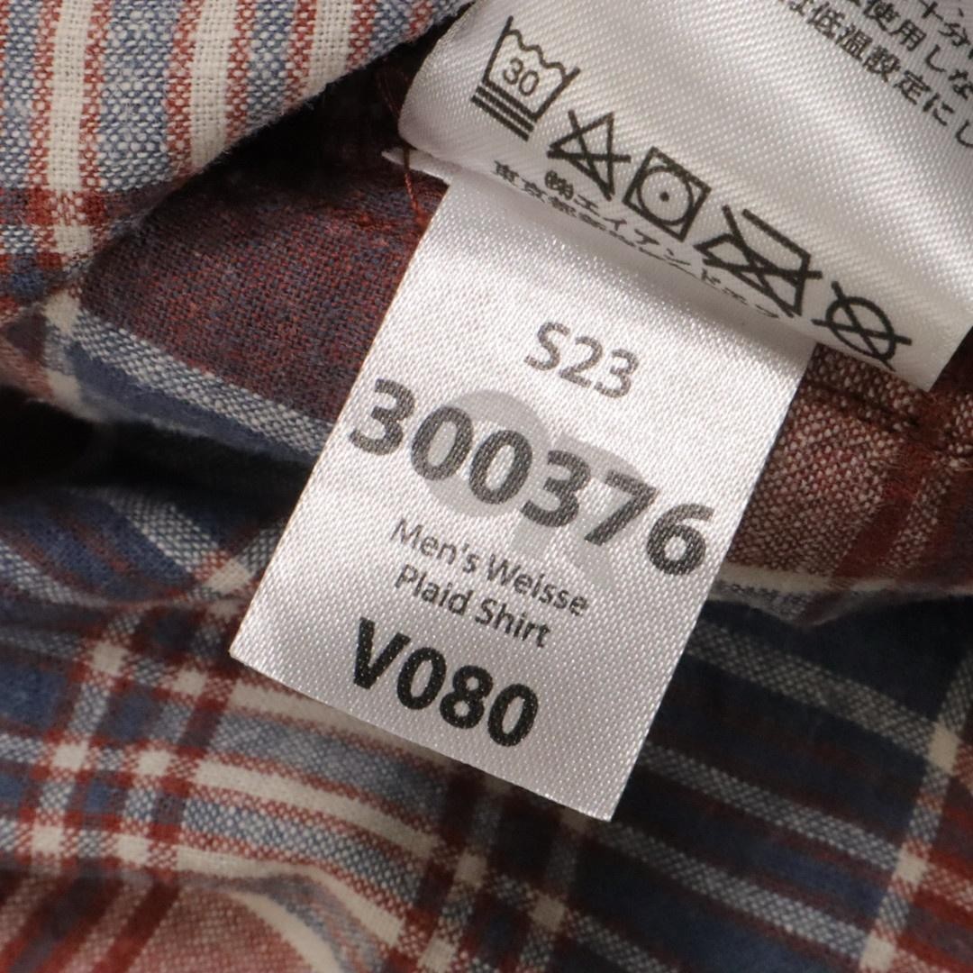 Outdoor Research Weisse Hemp Blend Plaid Shirt Mens XL Short Sleeve Button