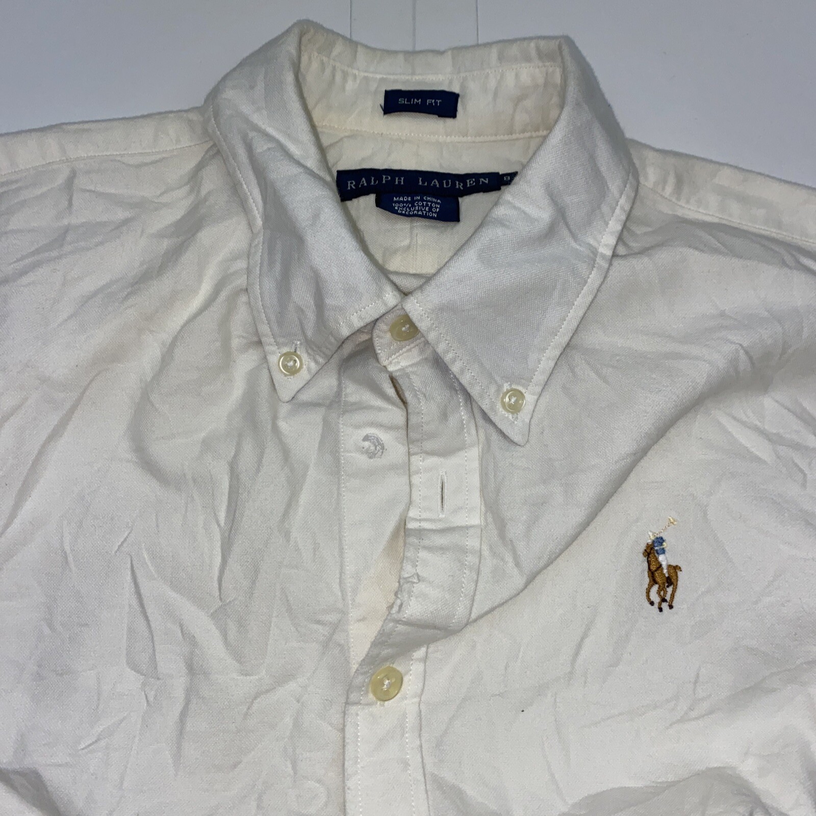 Wholesale Lot of 25 Grade B- Ralph Lauren Men’s Button Up Shirts