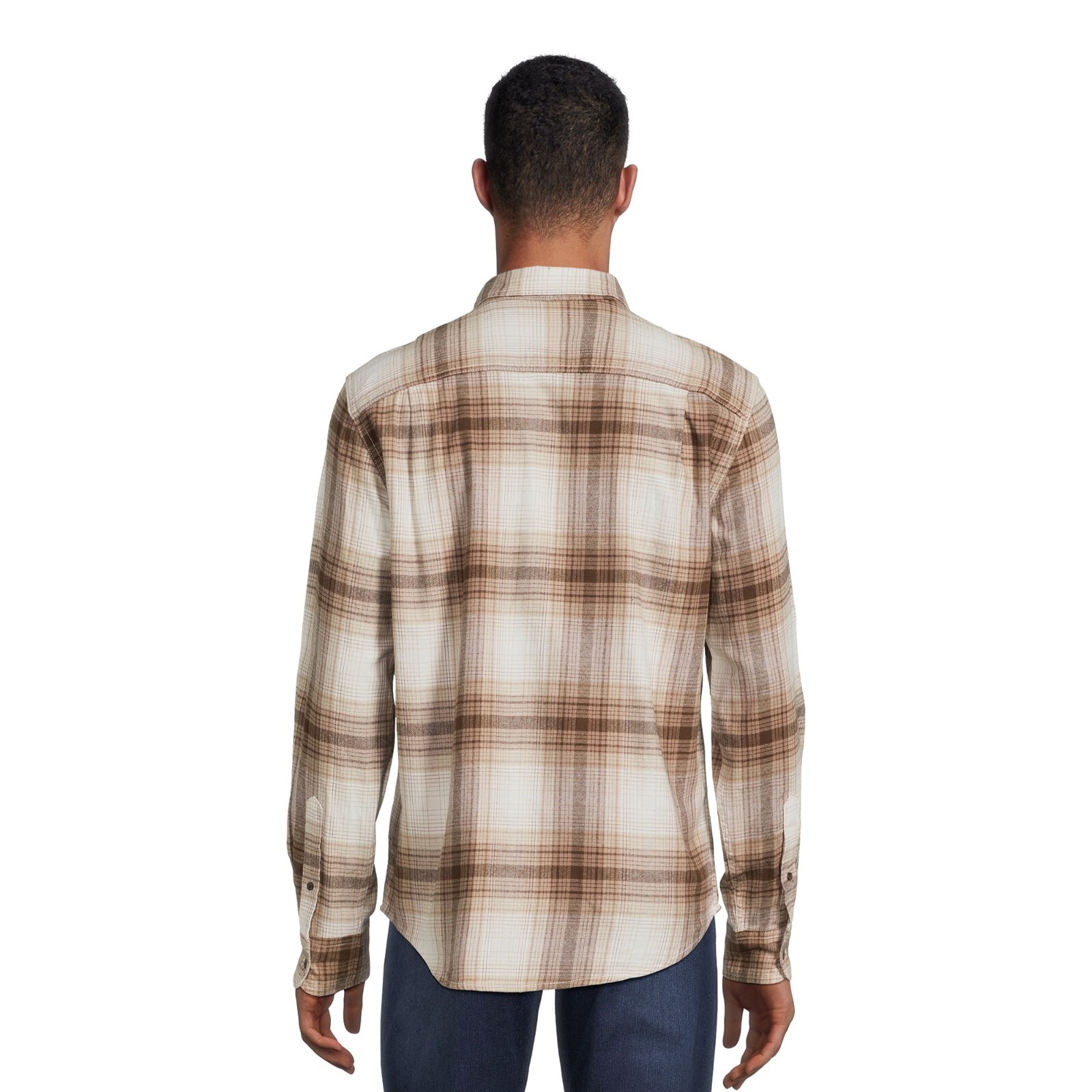 George Men’s Flannel Long Sleeve Button Down Shirt XL, XLT, 2XL, 2XLT, 3XL, 3XLT