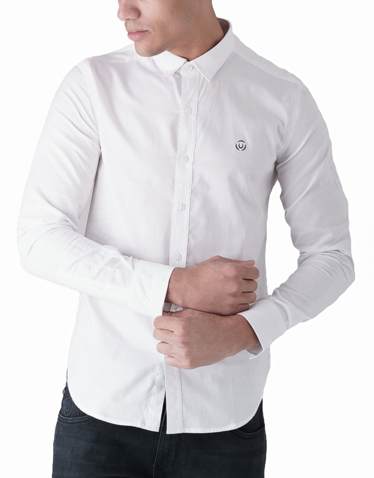 DUCK AND COVER Men Cotton Shirt Slim Fit Casual Long Sleeve Oxford Birch Fashion