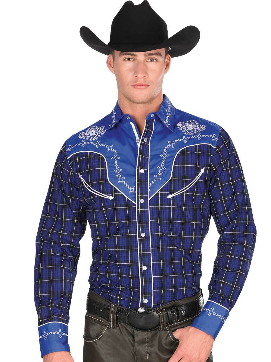 Western Shirt L/Sleeve (Spcls) El General 65% Polyester 35% Cotton ID 33594