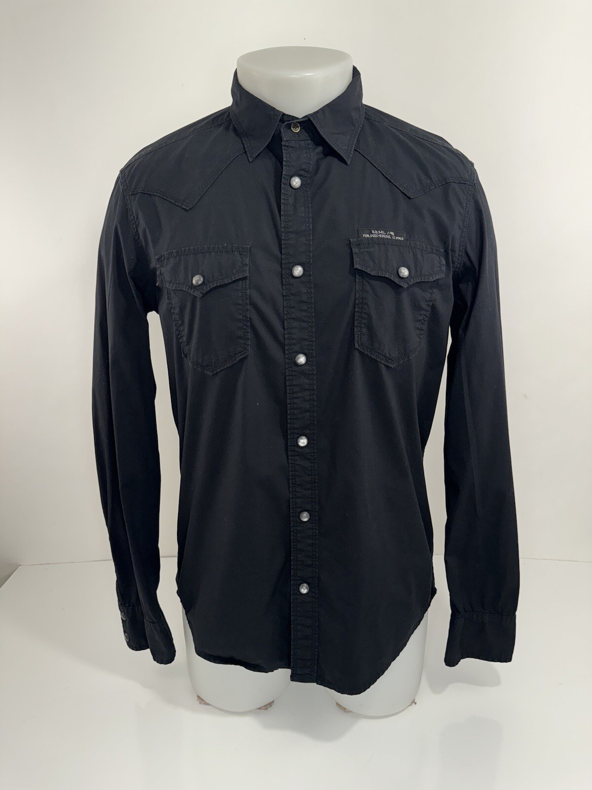 DIESEL Industries – Snap Western Mens Medium / Fitted Large Shirt