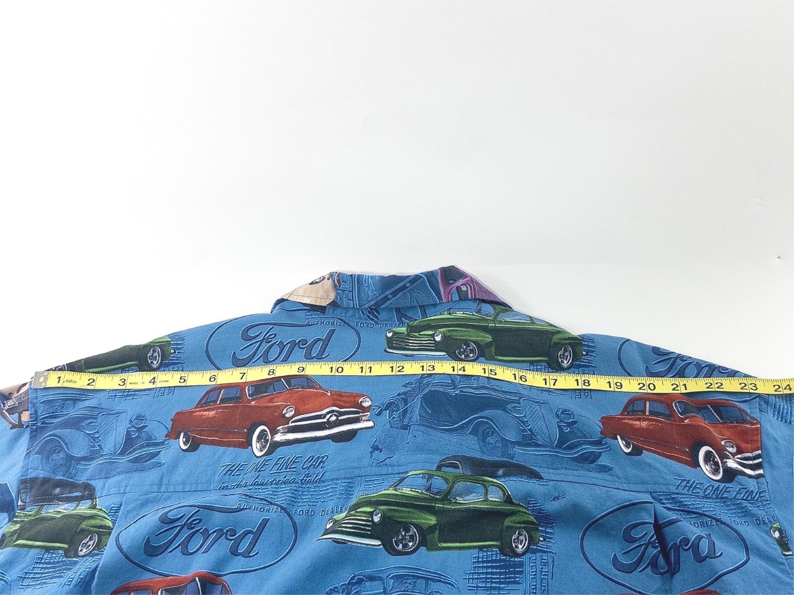 David Carey Originals Ford Classic Cars Hawaiian Style Shirt Men’s Size 2XL Nice