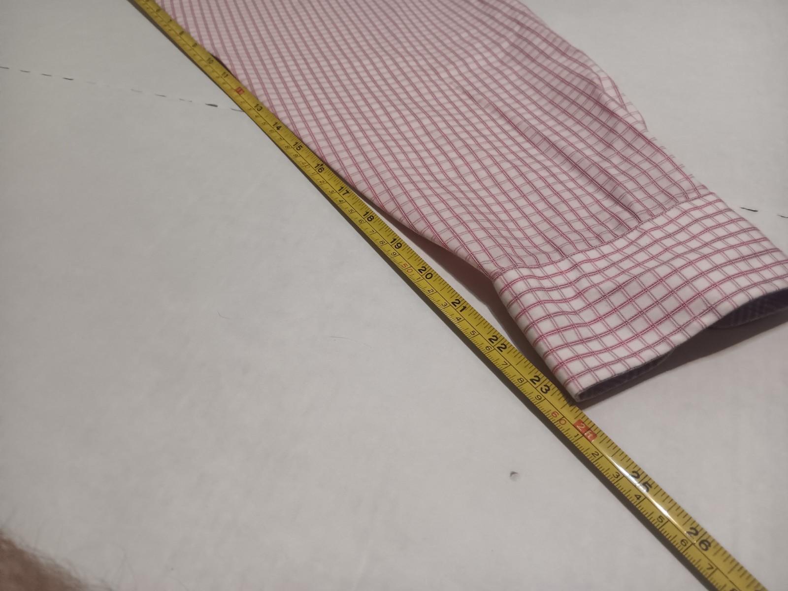Egara Long Sleeve Shirt, Plaid, Men’s Size XL, Pink Classic Fit 100% Cotton 2X